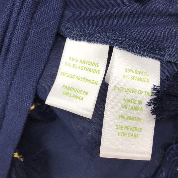 ❌🚫📦Sold Lilly Pulitzer Palma skirt true navy - Picture 4 of 8